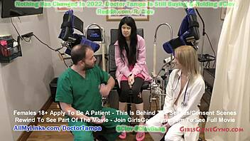 HD video of a patient being examined by a doctor