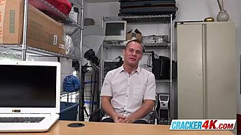 I watch that thick fat gay black cock slammin' my white muscled body so hard.