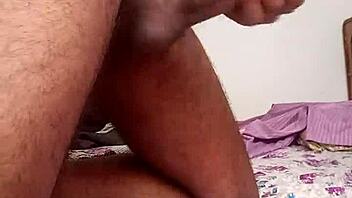 indian horny handjob on big cock feels amazing