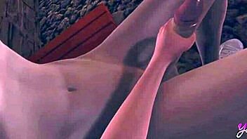 Hentai video of a gay femboy masturbating and getting fucked by a shemale sissy