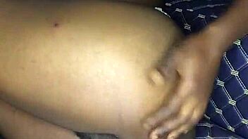 My thighs shake as I insert this 12 inch dildo in my asshole.