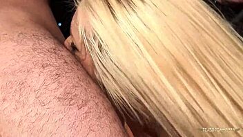 Blonde Cutie Surprised By Cock While Posing For Camera