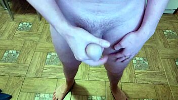 Cute gay boy moans during a relaxing massage