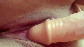 my small 18+ dick husband is at work, so i cheat with my dildo