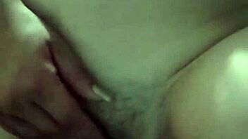 a petite latina with wet hairy pussy masturbates amateur style for you