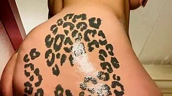 christina fox oils up and claps that latina ass