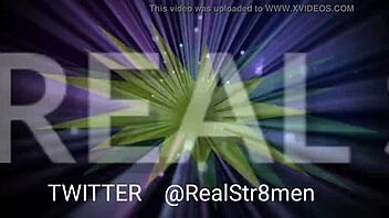 two irish gays roughly breed straight ass in homemade threesome with kissing and bareback action