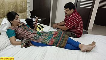 Hot Indian Couple's Wild Sex: Beautiful Wife Dominates Aged Husband