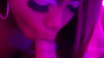 This ebony colombian babe gets fucked in the bar, sloppy oral leading to creampie cumshot.