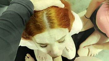 Rough Teen Blowjob With Spitting Action!