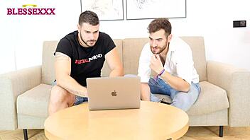 watching porn with my gay friend magic javi and ruben martinez 😏