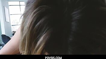 Sweet Sexy Babe Chloe Lane Craves Large Massive Cock In POV Sis Scene