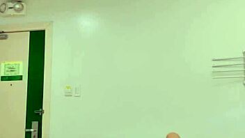 Pinay MILF licks college student's pussy