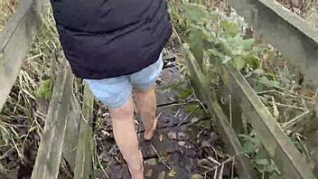 Muddy Feet in Swampy Bog – So Fetishy!