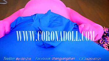 seven layers of zentai kigurumi in box bondage