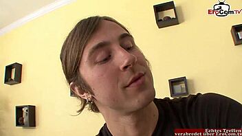 American 18-year-old blonde enjoys a big dick with ripped clothes