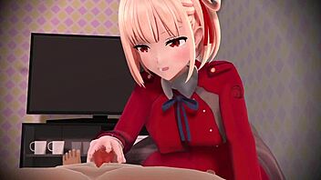 Chisato and Takina enjoy fun together 😊