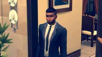 Wife Gives Husband A Cumshot Surprise On Her Way Home From Work In Sims 4