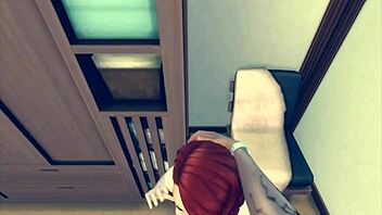 Wife Gives Husband A Cumshot Surprise On Her Way Home From Work In Sims 4