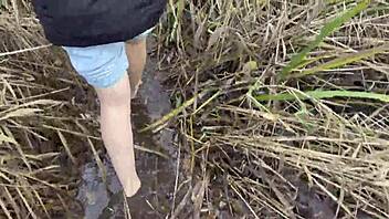Muddy Feet in Swampy Bog – So Fetishy!