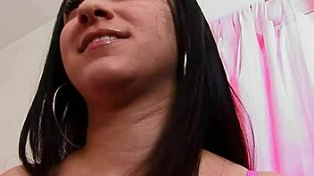 Interracial teen step sister Mya gets her first big black cock experience
