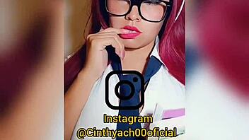 Cinthya The Instagram Slut Gets Anal With Dildo And Toys While Masturbating Her Boobs