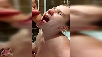Cummed up and ready to go: Cheating wife's wild cumshots