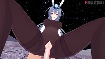 New jersey pov azur lane short in 3d fantasy