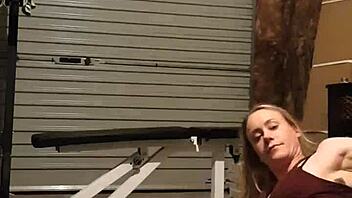 Gym Girl Ripping Clothes In Striptease Session