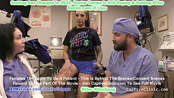 Big ass Latina Latina Latine girl gets her pussy licked by a strange doctor