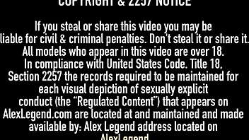 Mona Azar tries the taste with Alex Legend.