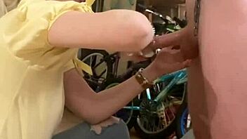 restrained guy edged and ruined by cock slap