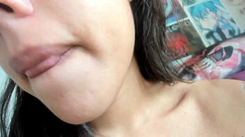 Masturbating Latina Brunette Gets Naked