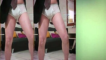 Gay daddy jerks off in homemade video