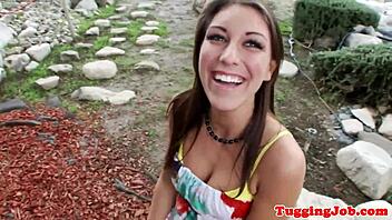 omg, i’m tuggin this dick outdoors... tattoed teen here, so hottt!