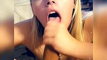Is that cute blonde sucking your dick on Tinder?