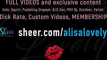 lustful slut in lingerie and stockings gets ruthlessly fucked by masked stranger in hardcore positions 😏 alisa lovely