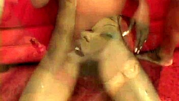 Gorgeous Ebony Pussy Fucked Hard In Interracial Threeway Monster Cock