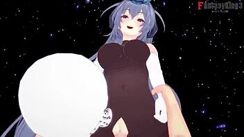 New jersey pov azur lane short in 3d fantasy