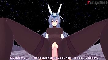 New jersey pov azur lane short in 3d fantasy