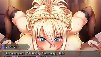 Princess knight defeated obscenely?