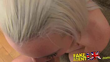 blonde college girl tricked into deepthroat casting chaos