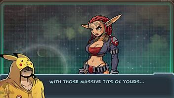 This handjob for Daxter in Akaburs star channel 34 is intense