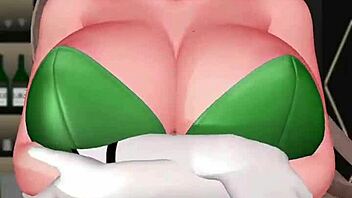 Experience the ultimate in Hentai 3D with Asuna's big boobs and creampie