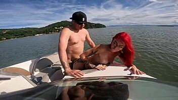 why do these redheads love monster cocks in anal orgy on the boat?