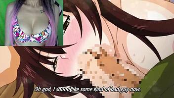 Uncensored hentai video of student masturbating with sex toys