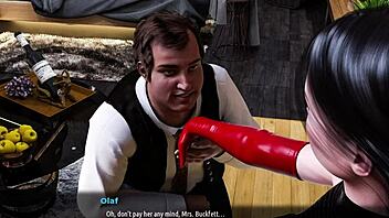 Я смотрел, как Моника запечатывает сделку пиздой в 3D-игре