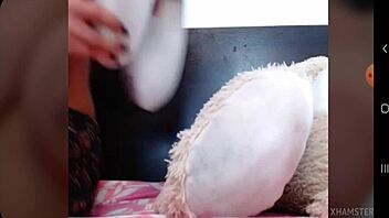 big boobs webcam show with huge tits bouncing 😍