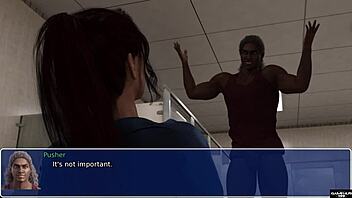 Manila Shaw, a Gata de Peitos Grandes, Seduz um Velho em Jogo de Animação 3D