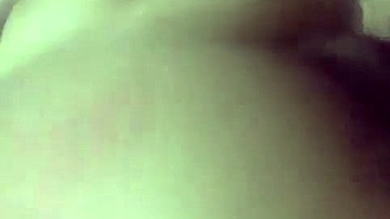 Tiny Brazilian beauty performs a twerking show on her partner's penis